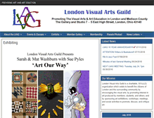 Tablet Screenshot of londonvisualartsguild.org